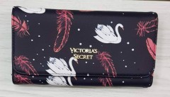 VICTORIAS SECRET Ladies Wallet (BLACK) (MD) (VS) (Free Size)