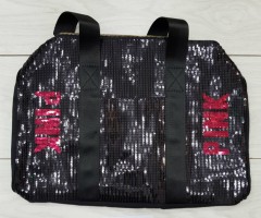 VICTORIAS SECRET Ladies Bag (BLACK) (MD) (VS) (Free Size)