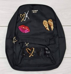 VICTORIAS SECRET Ladies Bag (BLACK) (MD) (VS) (Free Size) 