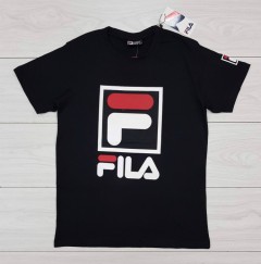 FILA Mens T-Shirt (BLACK) (S - M - L - XL ) 
