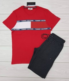 TOMMY - HILFIGER Turkey Mens Set (RED - BLACK) (S - M - L - XL - XXL) 