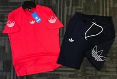 ADIDAS Turkey Mens Set (RED - BLACK) (S - M - L - XL - XXL) 