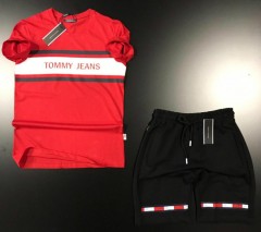 TOMMY - HILFIGER Turkey Mens Set (RED - BLACK) (S - M - L - XL) 