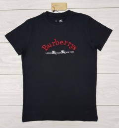 BURBERRY Mens T-Shirt (BLACK) (S - M - L - XL )