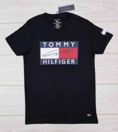 TOMMY - HILFIGER  Mens T-Shirt (BLACK) (S - M - L - XL )