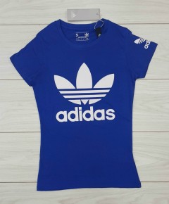 ADIDAS  Ladies T-Shirt (BLUE) (S - M - L - XL)