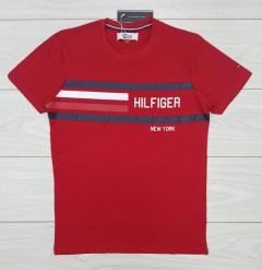 TOMMY - HILFIGER  Mens T-Shirt (RED) (S - M - L - XL )