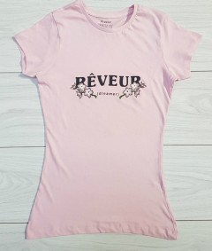 PRIMARK Ladies T-Shirt (LIGHT PINK) (32 to 48 EUR) 