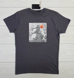 HENRY BAROWSOMAN Mens T-Shirt (DARK GRAY) (M - L - XL - XL)