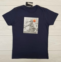 HENRY BAROWSOMAN Mens T-Shirt (NAVY) (M - L - XL - XXL)