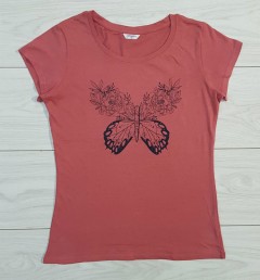 Ladies T-Shirt (RED) (S - M - L - XL - XXL - 3XL) 