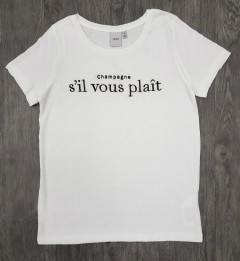 ICHI Ladies T-Shirt (WHITE) (XS -  S - M - L - XL)