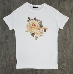 TERRANOVA Ladies T-Shirt (WHITE) (XS -  S - M - L - XL)