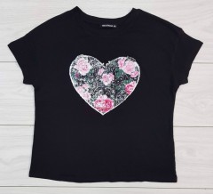 TERRANOVA Ladies T-Shirt (BLACK) (XS - S - M - L - XL) 