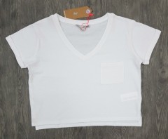 TALLY WEIJL Ladies T-Shirt (WHITE) (XS -  S )