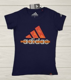 ADIDAS Ladies T-Shirt (NAVY) (S - M - L - XL)