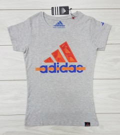 ADIDAS Ladies T-Shirt (GRAY) (S - M - L - XL)