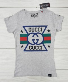 GUCCI Ladies T-Shirt (GRAY) (S - M - L - XL)