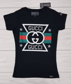 GUCCI Ladies T-Shirt (BLACK) (S - M - L - XL)