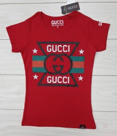 GUCCI Ladies T-Shirt (RED) (S - M - L - XL) 