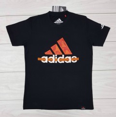 ADIDAS Mens T-Shirt (BLACK) (S - M - L - XL )