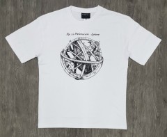 TRAMAS  Mens T-Shirt (WHITE) (L)