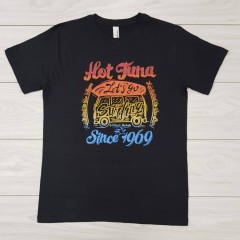 ALEX FOX Mens T-Shirt (BLACK) (M - L  - XL - XXL)