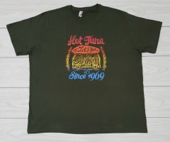 ALEX FOX  Mens T-Shirt (GREEN) (4XL)