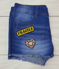 Ladies Short Jeans (BLUE) (XS - S - M - XL) 