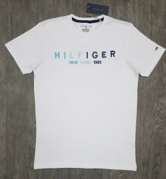 TOMMY - HILFIGER Mens T-Shirt (WHITE) (S - M - L - XL )