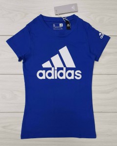 ADIDAS Ladies T-Shirt (BLUE) (S - M - L - XL)