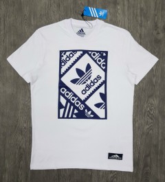 ADIDAS Mens T-Shirt (WHITE) (M - L - XL )