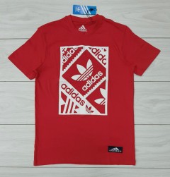 ADIDAS Mens T-Shirt (RED) (M - L - XL - XXL)