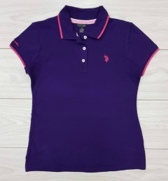 U.S.POLO ASSN Ladies Polo Shirt (NAVY) (M - L - XL - XXL) 