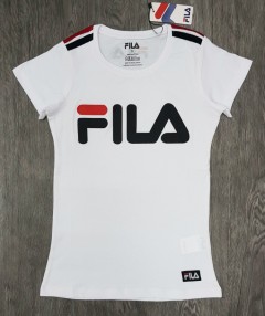 FILA Ladies T-Shirt (WHITE) (S - M - L - XL) 