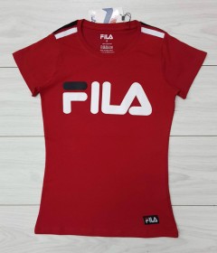 FILA  Ladies T-Shirt (RED) (S - M - L - XL)