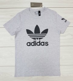 ADIDAS Mens T-Shirt (GRAY) (S - M - L - XL )