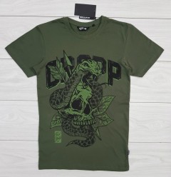 CROPP Mens T-Shirt (GREEN) (LP) (XS - M - L - XXL) 