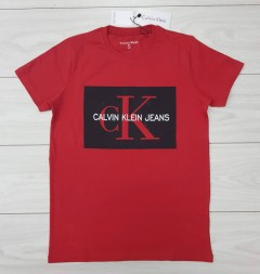CALVIN KLEIN  Mens T-Shirt (RED) (S - M - L - XL )