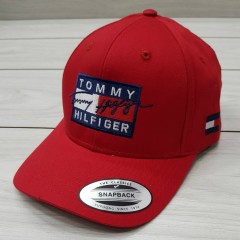 TOMMY - HILFIGER Cap UniSex (RED) ( Free Size)