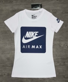 NIKE Ladies T-Shirt (WHITE) (S - M - L - XL)