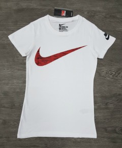 NIKE  Ladies T-Shirt (WHITE) (S - M - L - XL) 