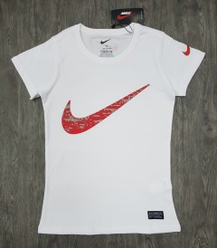 NIKE Ladies T-Shirt (WHITE) (S - M - L - XL)