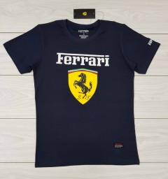 FERRARI Mens T-Shirt (NAVY) (S - M - L - XL )