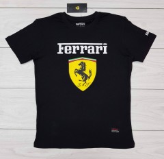 FERRARI Mens T-Shirt (BLACK) (S - M - L - XL ) 