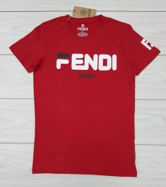 FENDI Mens T-Shirt (RED) (S - M - L - XL) 