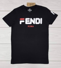 FENDI Mens T-Shirt (BLACK) (S - M - L - XL) 
