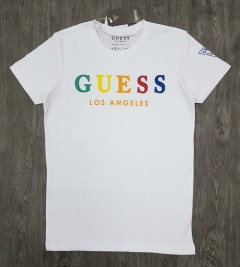 GUESS Mens T-Shirt (WHITE) (S - M - L - XL )