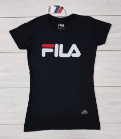 FILA Ladies T-Shirt (BLACK) (S - M - L - XL)
