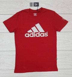 ADIDAS Mens T-Shirt (RED) (S - M - L - XL ) 